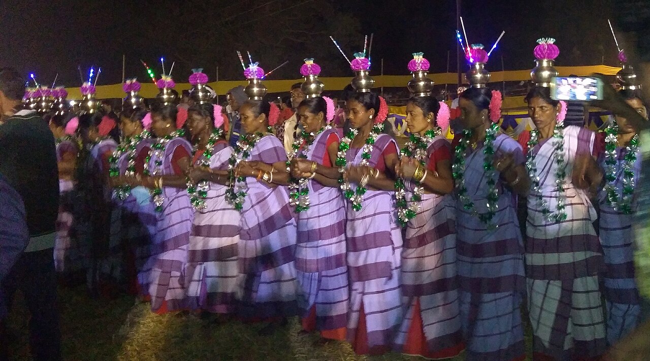 Santhal tribespeople, one of the largest indigenous communities of India