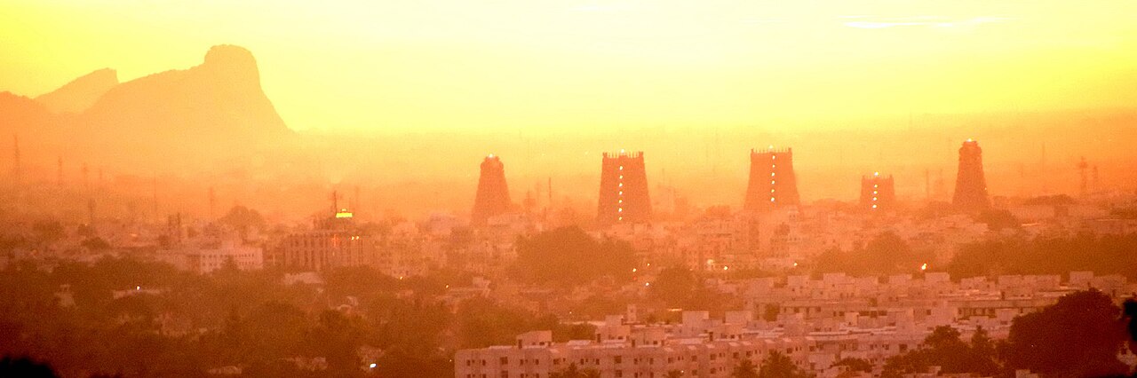 Dawn over Madurai, the modern home of the Saurashtra community
