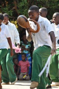 Music and celebration in Mozambique.