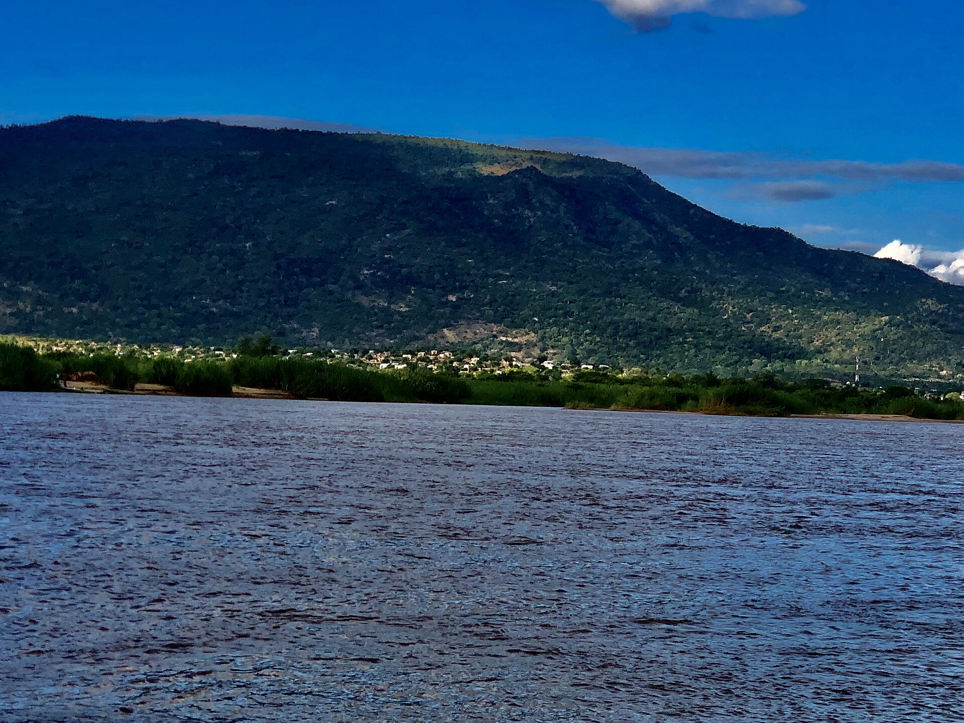 The Zambezi River, whose lower valley is the Sena homeland.