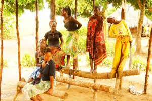 Churchgoers in Mozambique; most Sena are Christian.