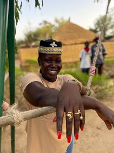 A young Serer woman in Senegal; the Serer are a major people of the country.