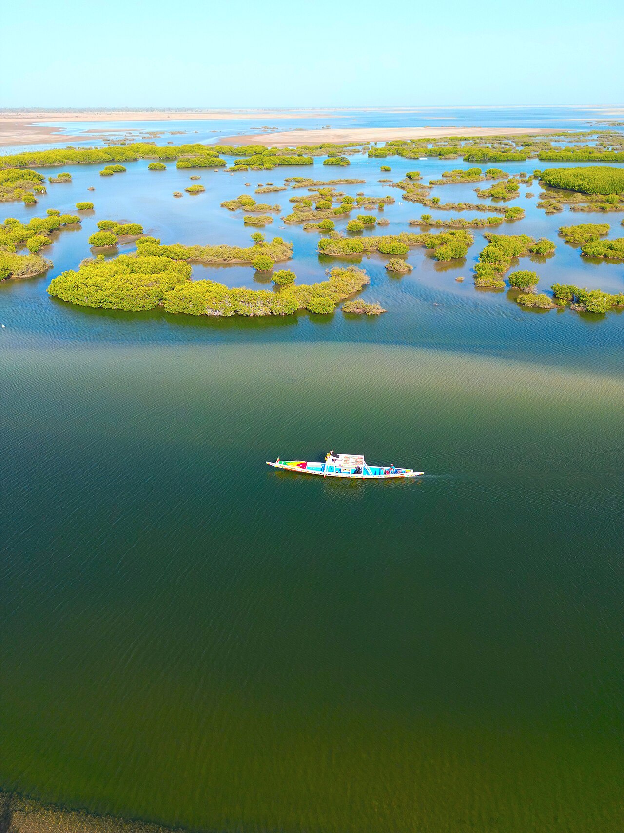 The Sine-Saloum delta, the heartland of the Serer in Senegal.