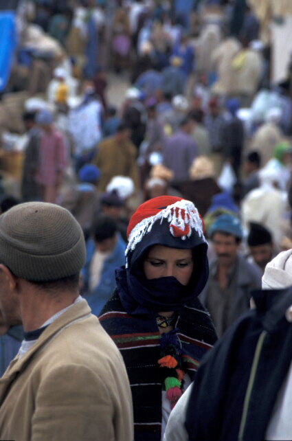A wedding gathering in the Atlas; the Shilha speak Tashelhit, the largest Berber language.