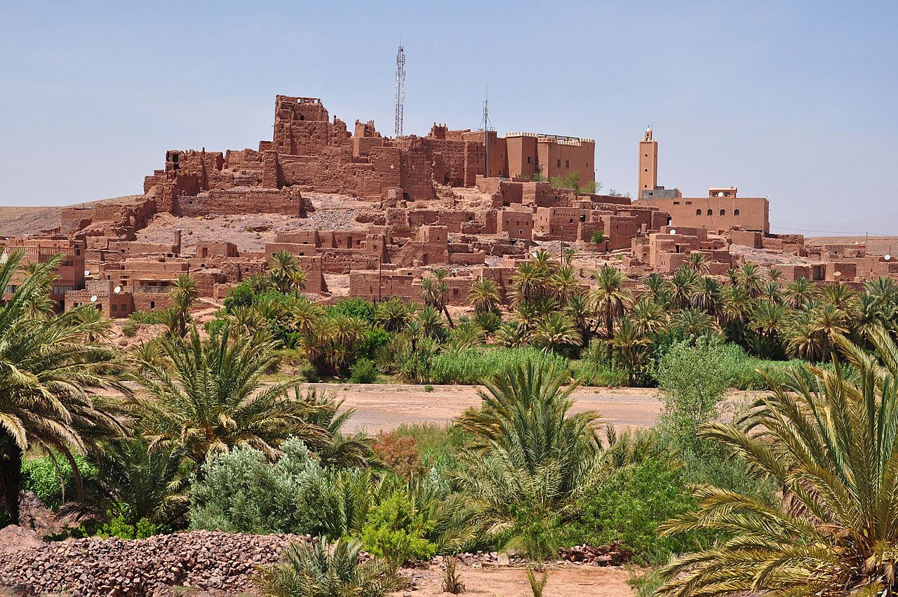 A Berber settlement in the Souss-Massa region of southern Morocco.