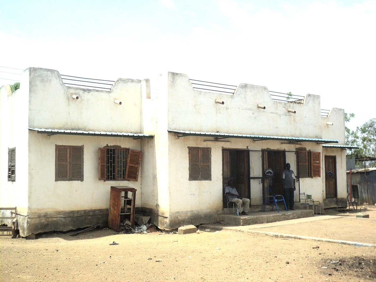 The post office at Malakal, the modern centre of the Shilluk region.