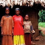 Sidama girls in southern Ethiopia, of the Highland Cushitic people.