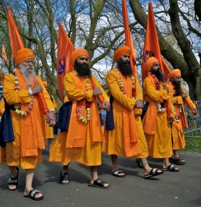 A Vaisakhi celebration, the great festival of the Sikhs