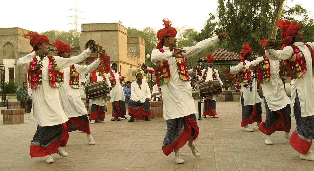 The Bhangra, the exuberant folk dance of the Punjab