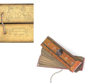 A Sinhala palm-leaf medical manuscript, an old scribal craft