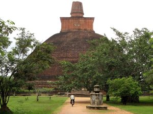 The Jetavanaramaya stupa at Anuradhapura, once among the tallest structures on earth