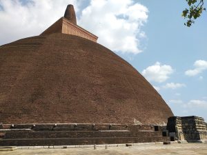 The Abhayagiri stupa of ancient Anuradhapura