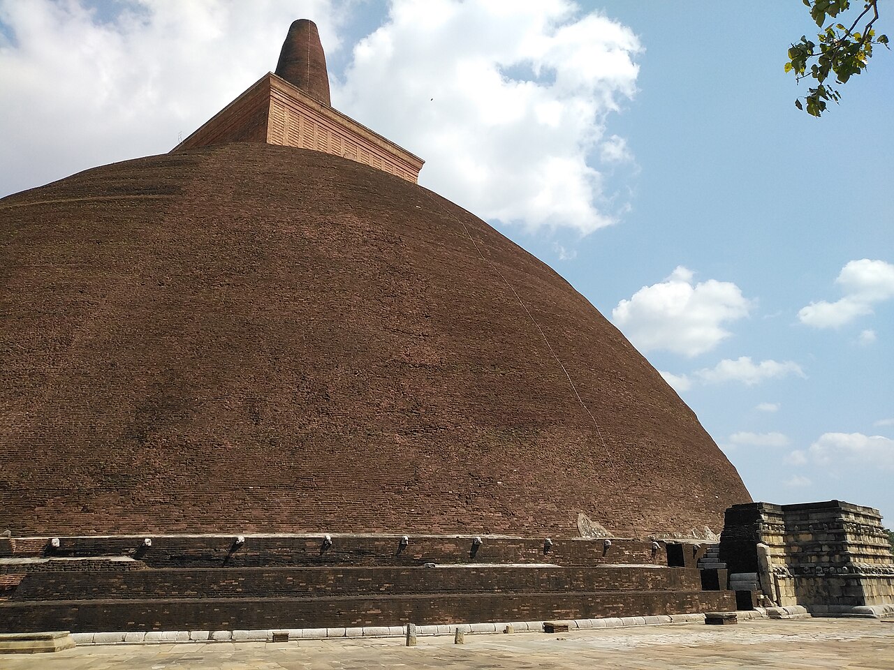 The Abhayagiri stupa of ancient Anuradhapura