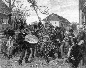 A Slovenian spring custom