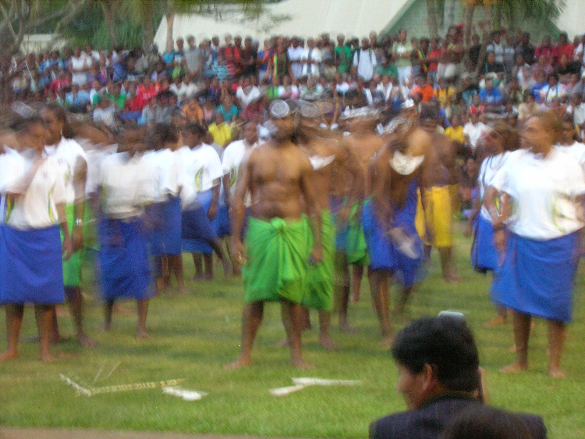 Dancers at a Solomon Islands celebration.