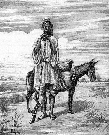 A Soninke caravaneer; the people were great traders across the Sahel.