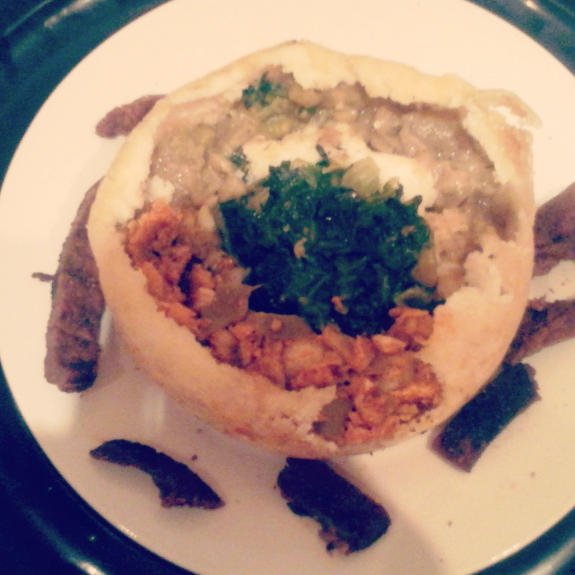 Pap and spinach