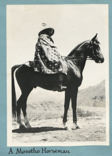 A Basotho horseman