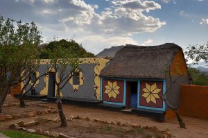 A Basotho village