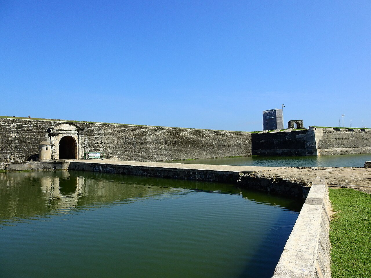 The restored fort at Jaffna in the Tamil north today