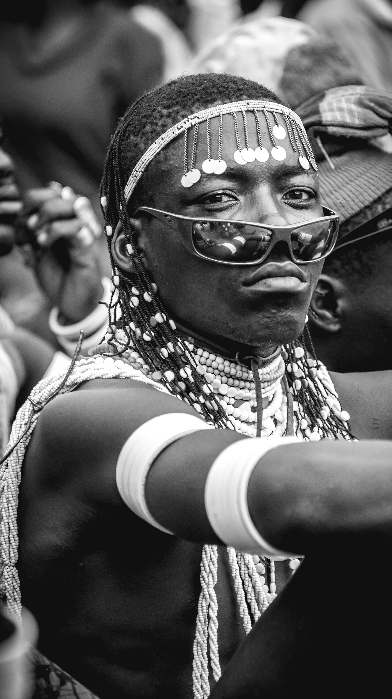 A Sukuma dancer south of Lake Victoria, heartland of the people.