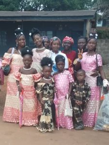 A final celebration of the Bondo initiation society.