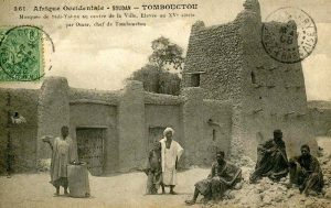 The Sidi Yahya Mosque, one of the three great historic mosques of Timbuktu.
