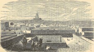 A street in the old city of Timbuktu in modern Mali.