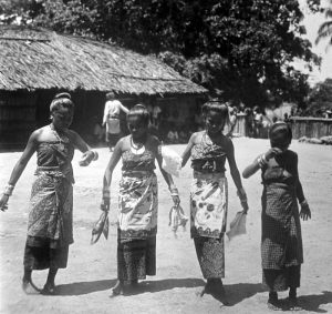 A traditional Timorese dance performance