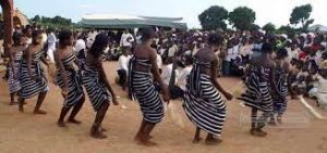 People of the Tiv, one of the larger peoples of central Nigeria.