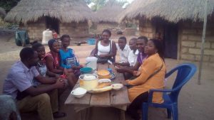 An evening meal in a Tiv home in Benue, central Nigeria.