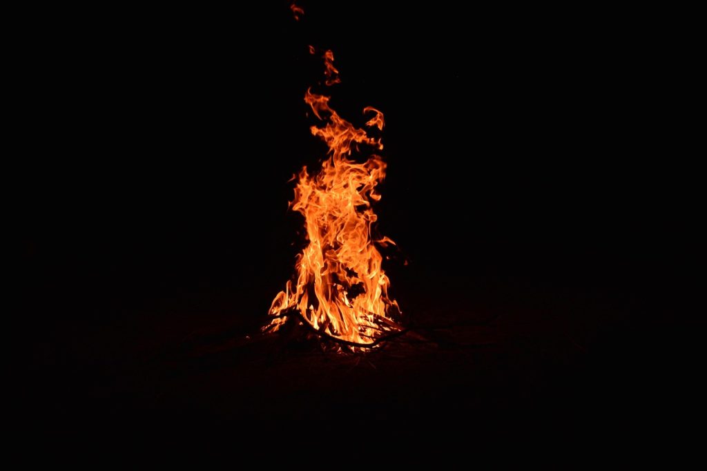 campfire ceremony night