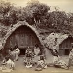A traditional barrel-vaulted Toda hut (mund) in the Nilgiri hills