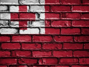 Tonga Flag Cross