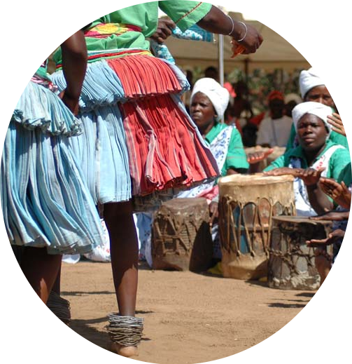 A Shangaan; the Tsonga-Shangaan span Mozambique and South Africa.