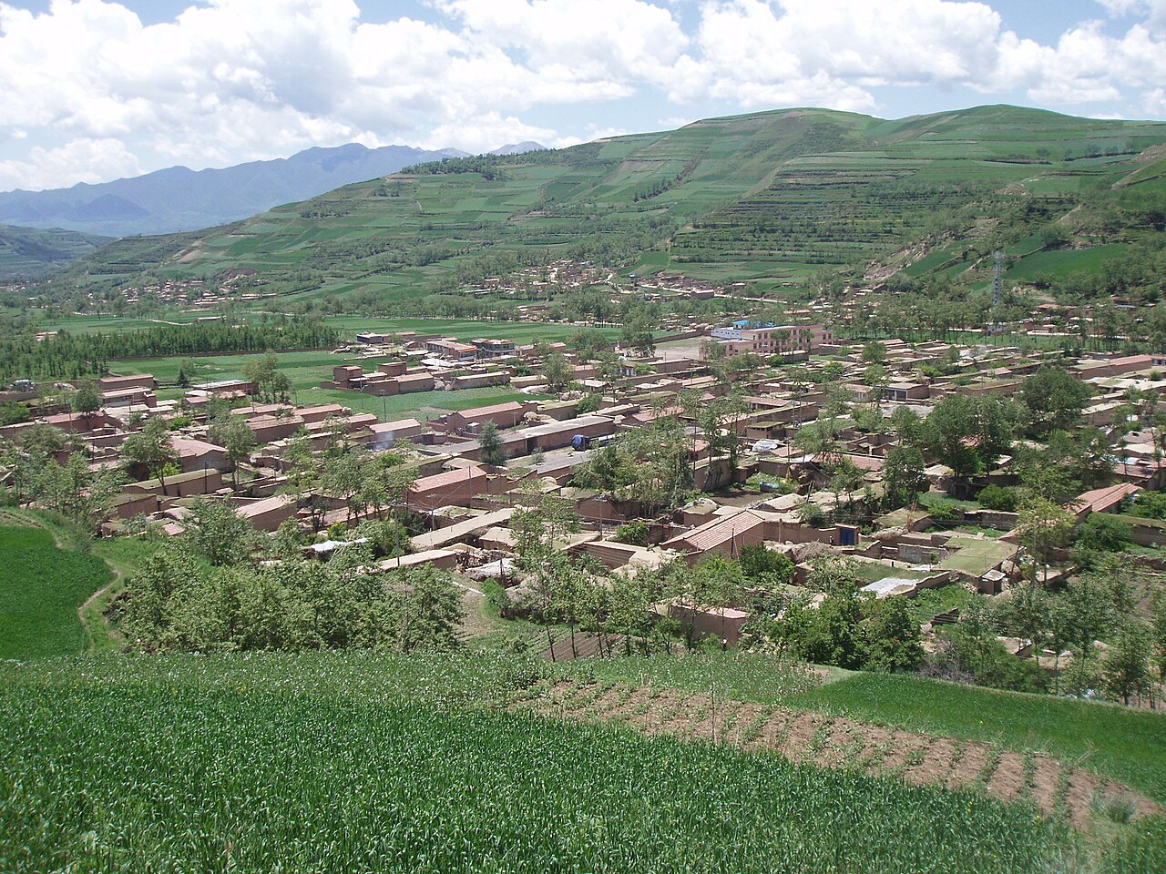 A village near Datong in Qinghai