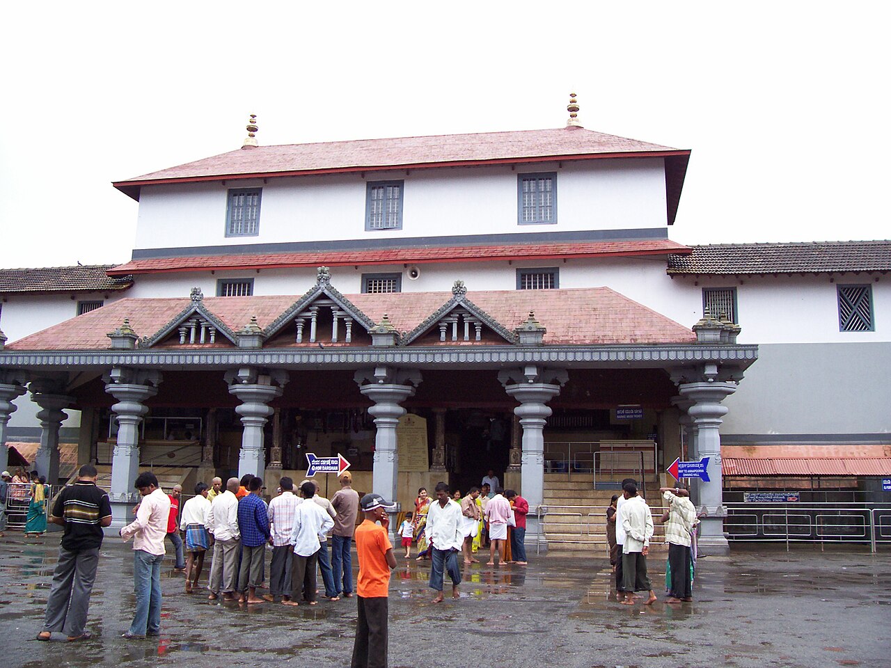 The historic temple town of Dharmasthala