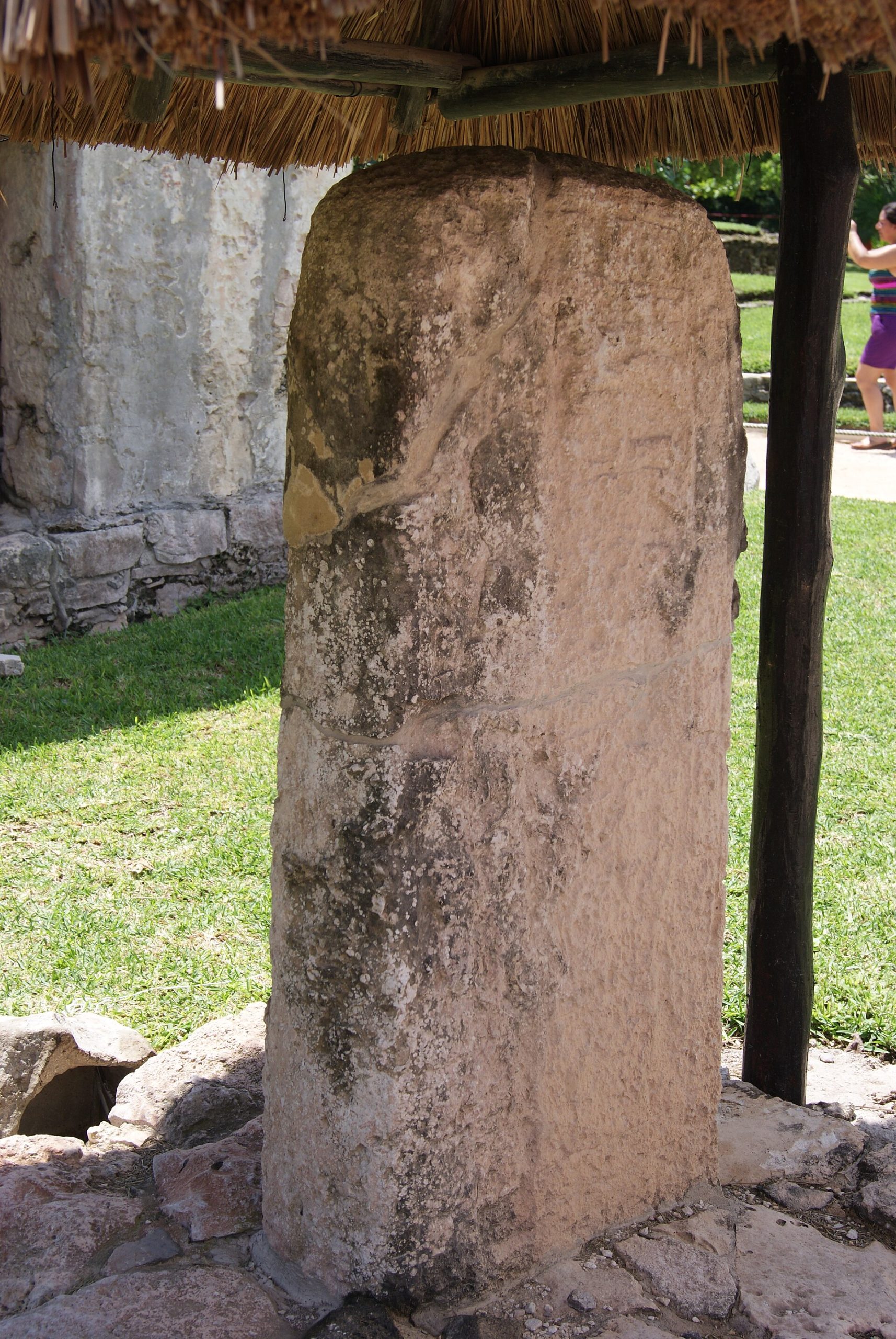 The Temple of the Frescoes at Tulum, decorated with ancient Maya wall paintings.
