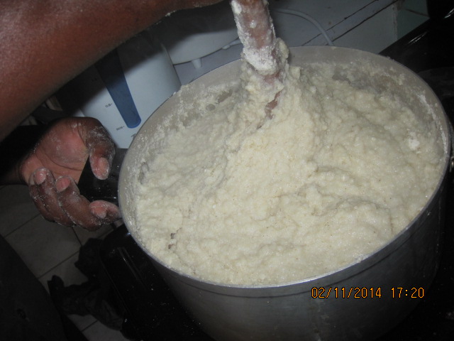 Nsima, the maize staple of the Tumbuka table.