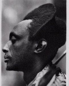 A Tutsi herdsman; the Tutsi were traditionally the cattle-keepers of the region.