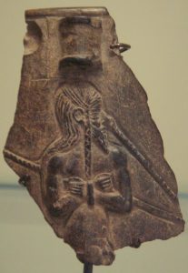 The Warka Vase from Uruk, an early masterpiece of narrative relief.
