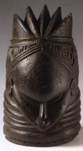 A carved mask of the Gola-Vai region of Liberia.