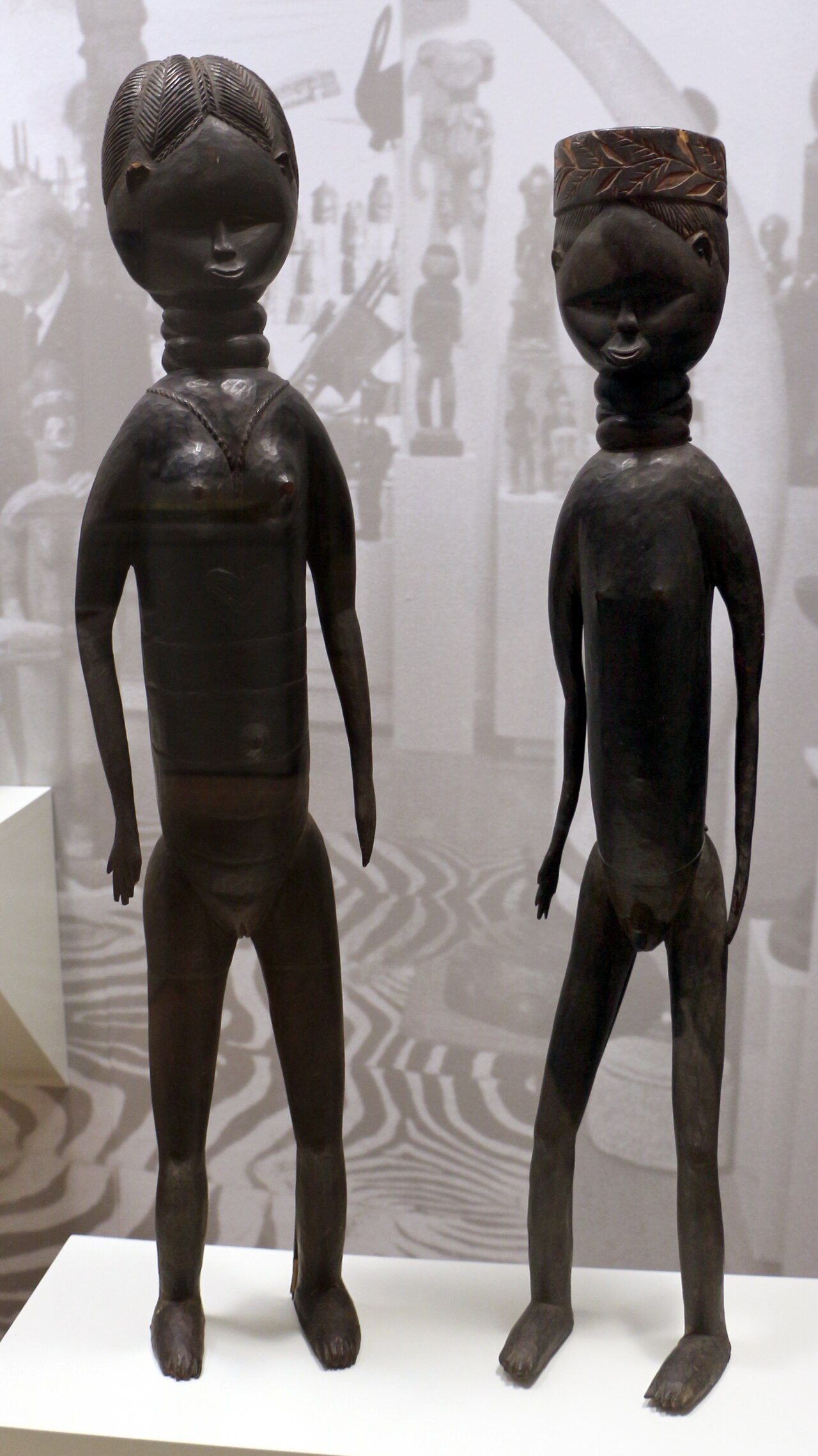 Vai figures of the early twentieth century; the Vai are a Mande people of the coast.