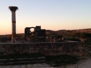 The basilica of Volubilis, the hall of justice and administration.