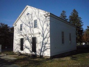 The Old Indian Meeting House at Mashpee, a historic Wampanoag church.