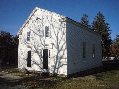 The Old Indian Meeting House at Mashpee, a historic Wampanoag church.