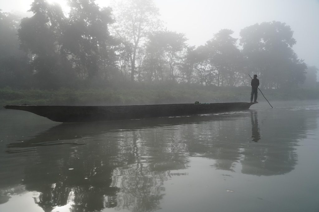 Dugout Canoe Reflection
