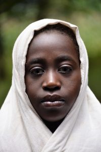 A girl of the Wolayta people of southern Ethiopia.