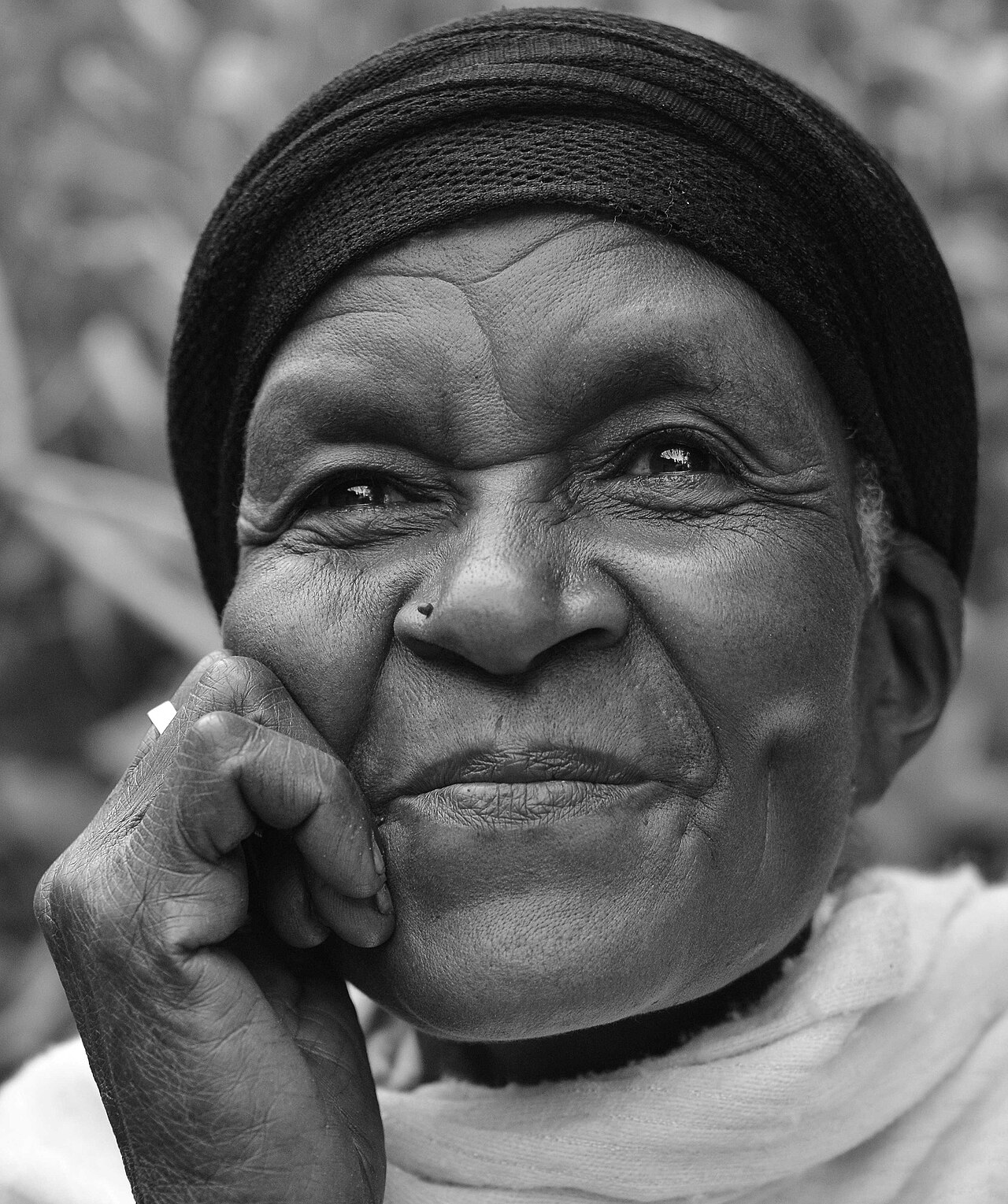 A Wolayta woman; the people speak Wolayttatto, an Omotic language.