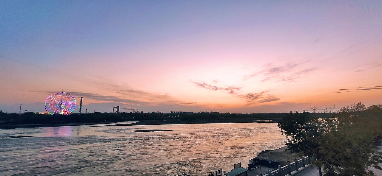 The Ili river at Yining in the Xibe country